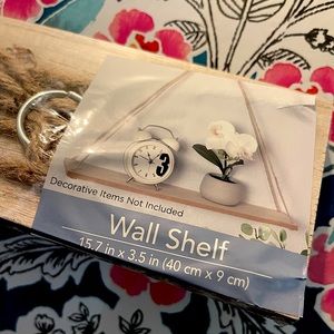 Rope Hanging Wall Shelf